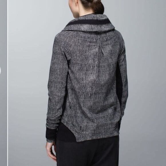 Lululemon To Class Jacket burlap texture black dune size 2 - Picture 6 of 16